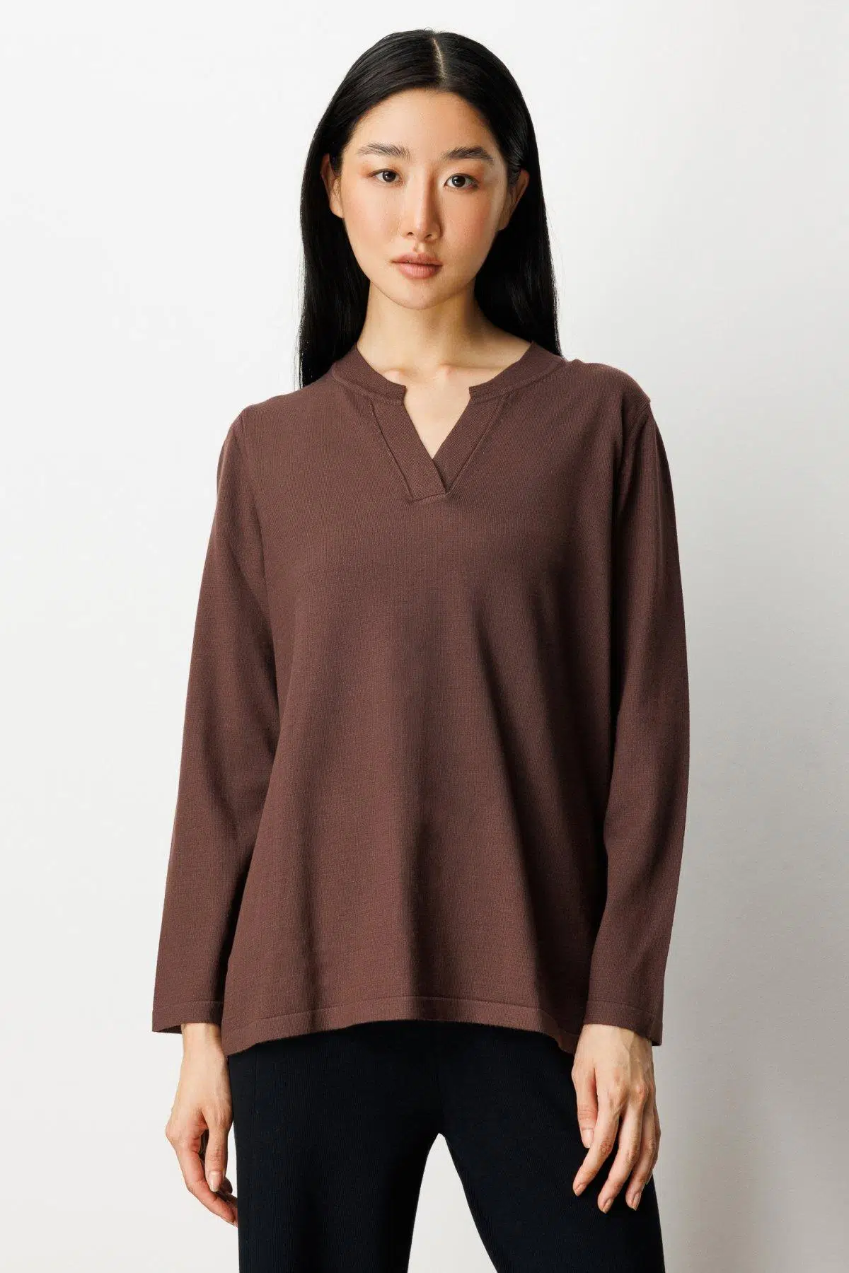 65399 ONTEKS KAZAK HAKİM YAKA UZUN KOL DÜZ