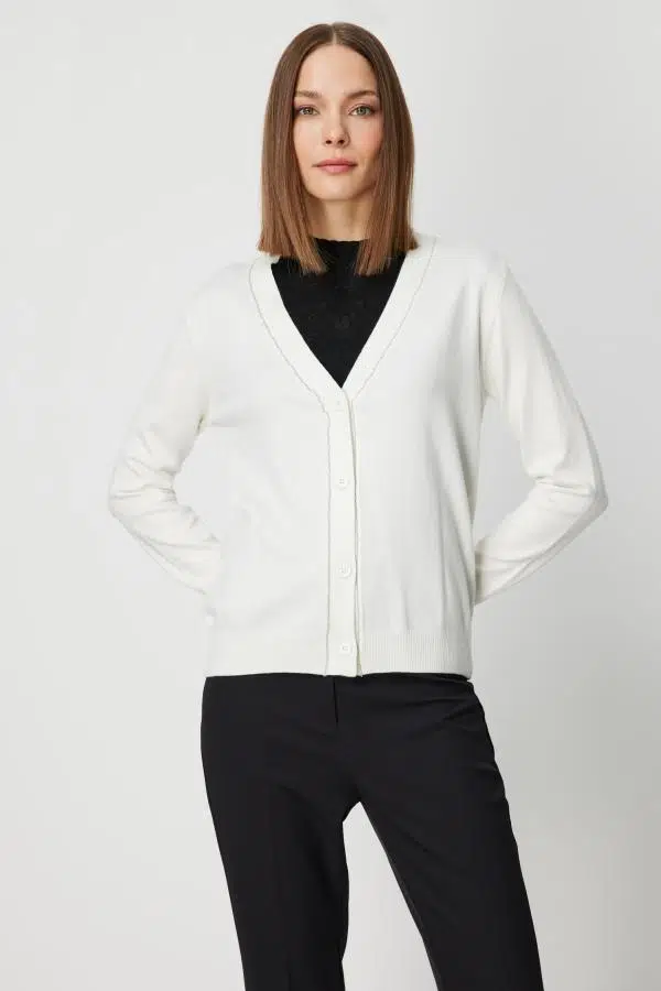 66917 ONTEKS HIRKA YAKASI ZİNCİRLİ V YAKA