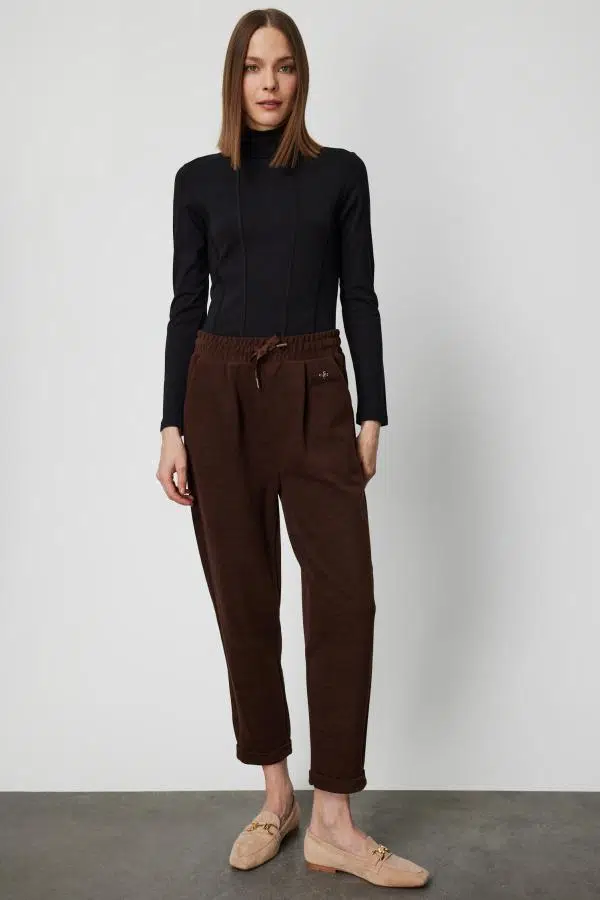 66921 ONTEKS PANTOLON BELİ BAĞCIKLI BİLEK BOY