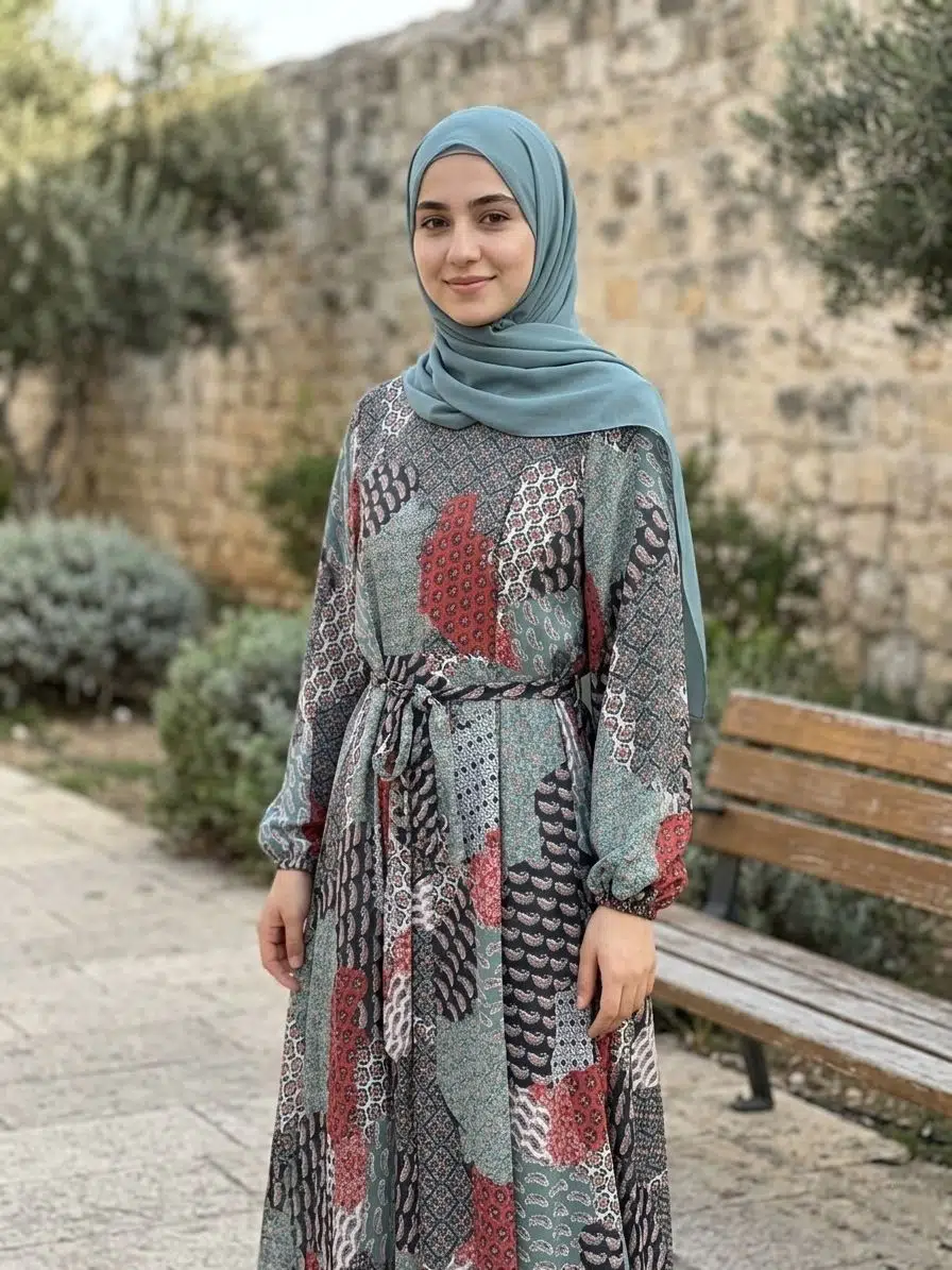 70144 FAMELİN ELBİSE - HAKİ