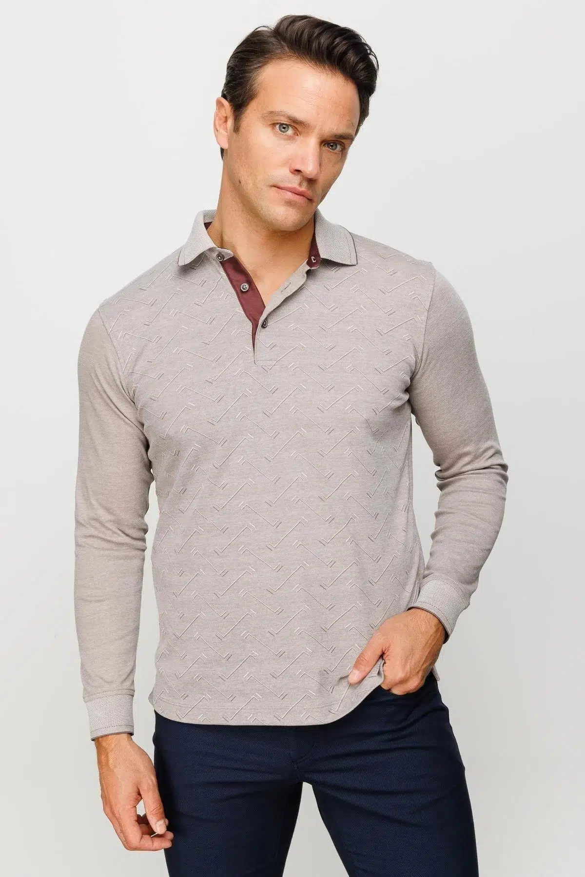 705 DESEN MTA PY UZUN KOL PENYE - BEJ