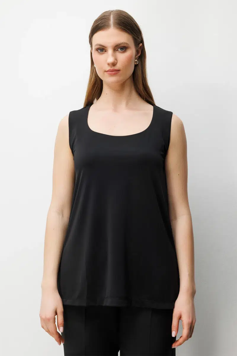 71369 ONTEKS BLUZ SIFIR YAKA KOLSUZ