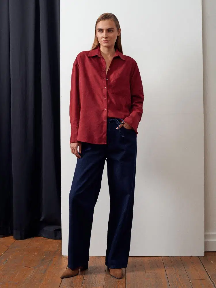 72058 DİLVİN BELİ LASTİKLİ RAHAT PANTOLON