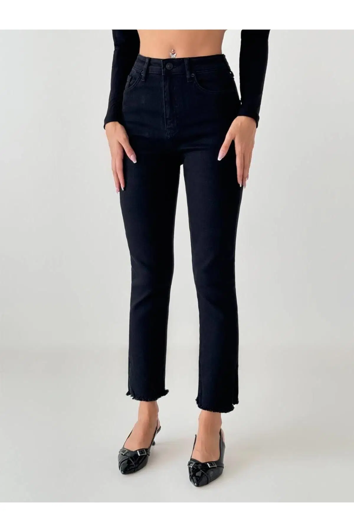 7413 LACARİNO PANTOLON MIA - SİYAH