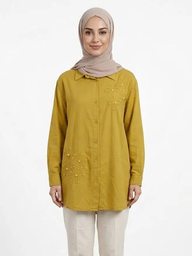 7464 MAGAZİN TUNİK - HARDAL