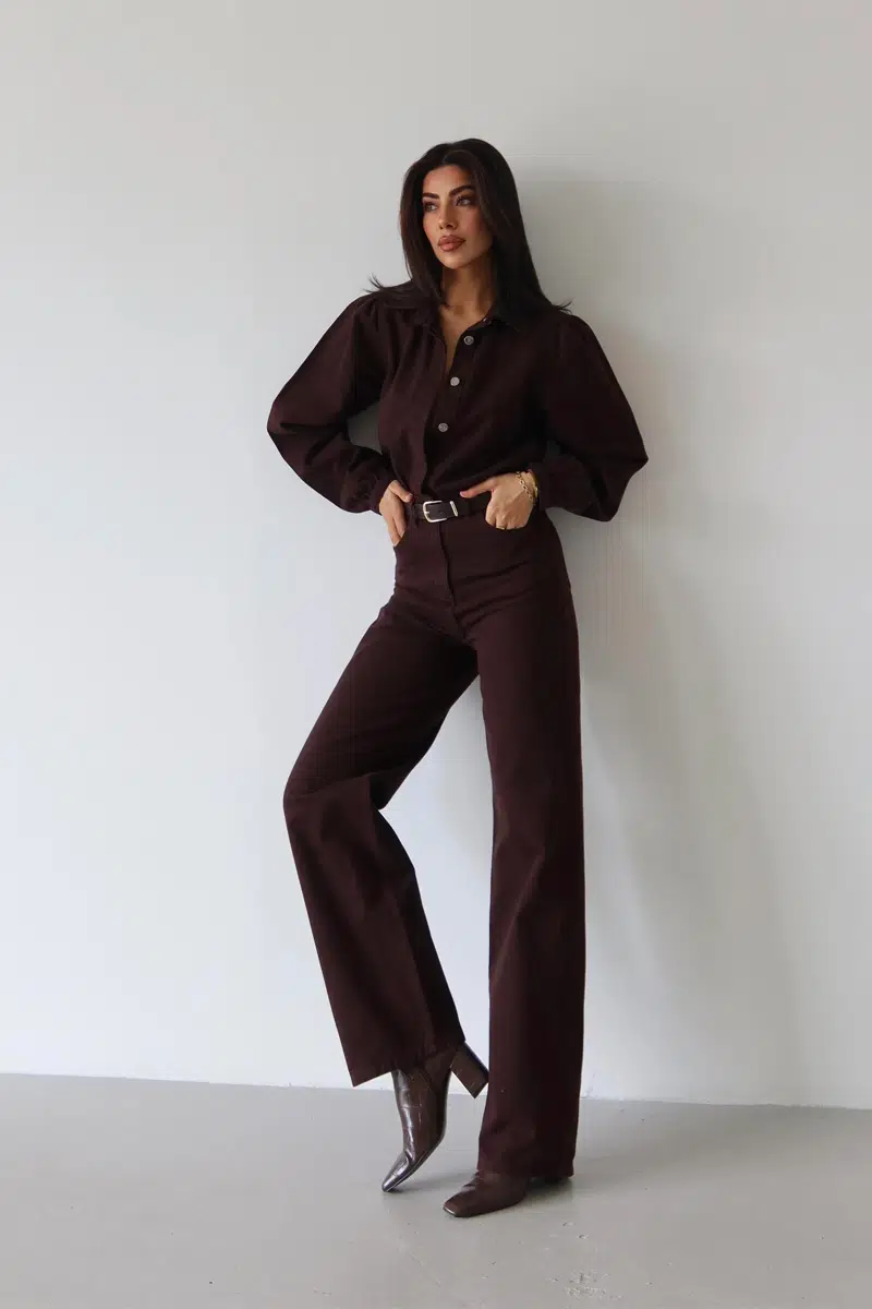 8152 LACARİNO KEMERLİ TULUM - KAHVE