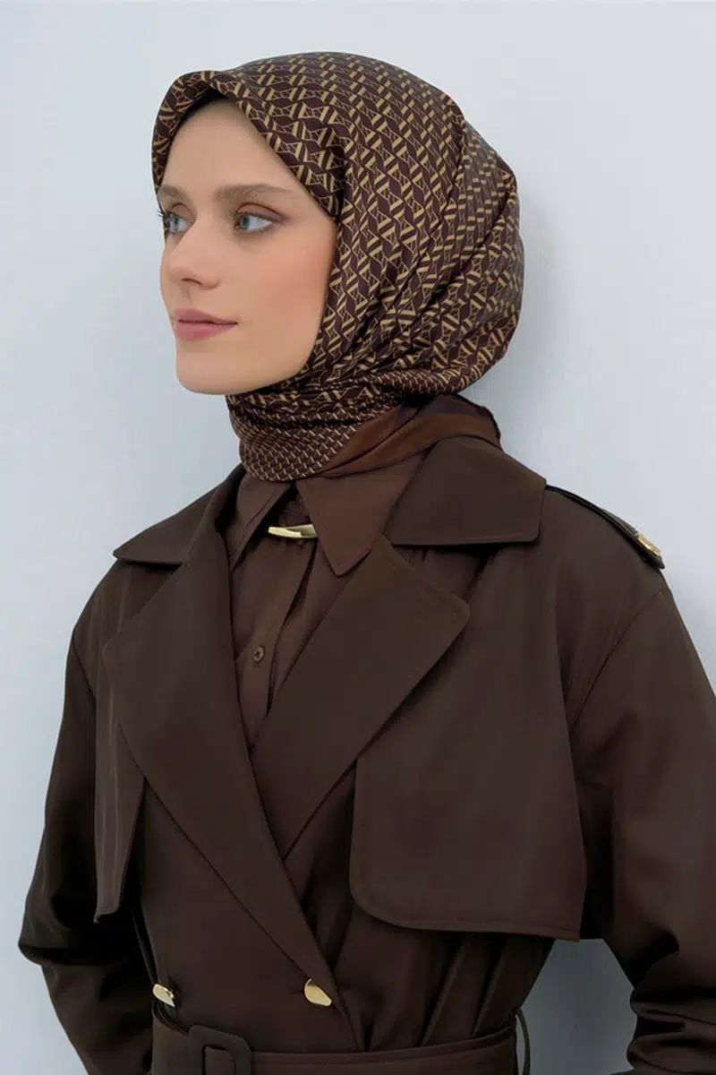 9502 AEMİNE SAF İPEK EŞARP - 06