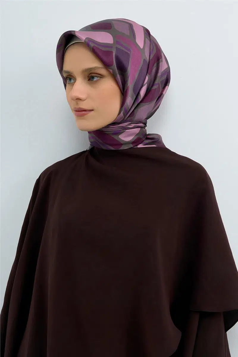 9504 ARMİNE SAF İPEK EŞARP - 09