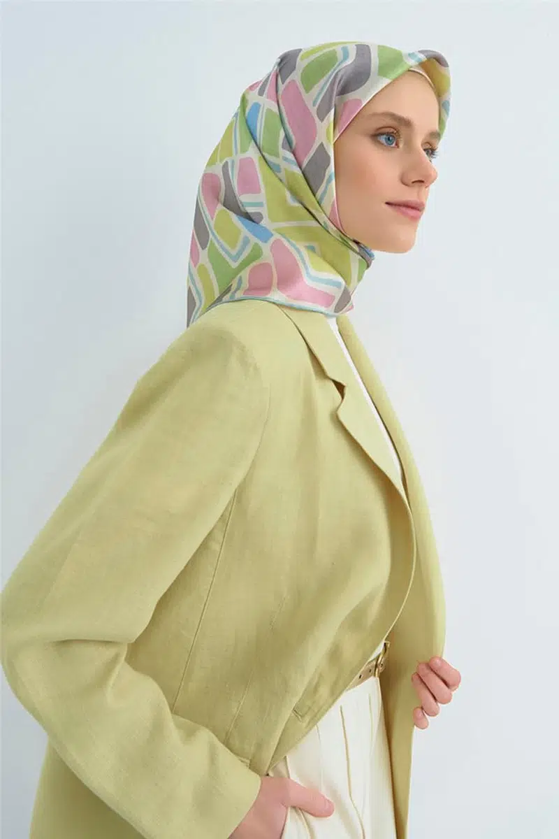 9504 ARMİNE SAF İPEK EŞARP - 85