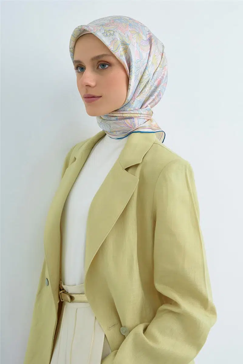 9508 ARMİNE SAF İPEK EŞARP - 32