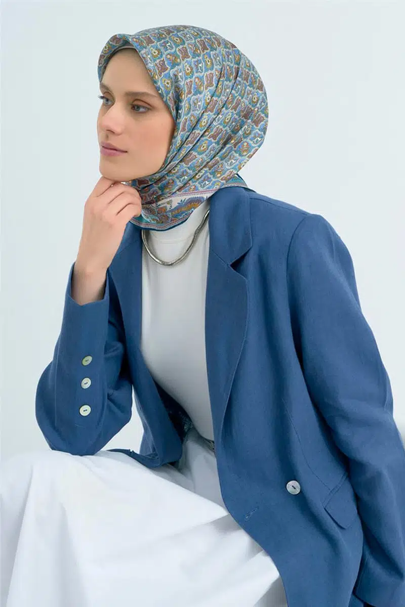 9518 ARMİNE SAF İPEK EŞARP - 33