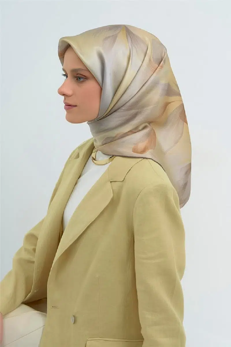 9519 ARMİNE SAF İPEK EŞARP - 05