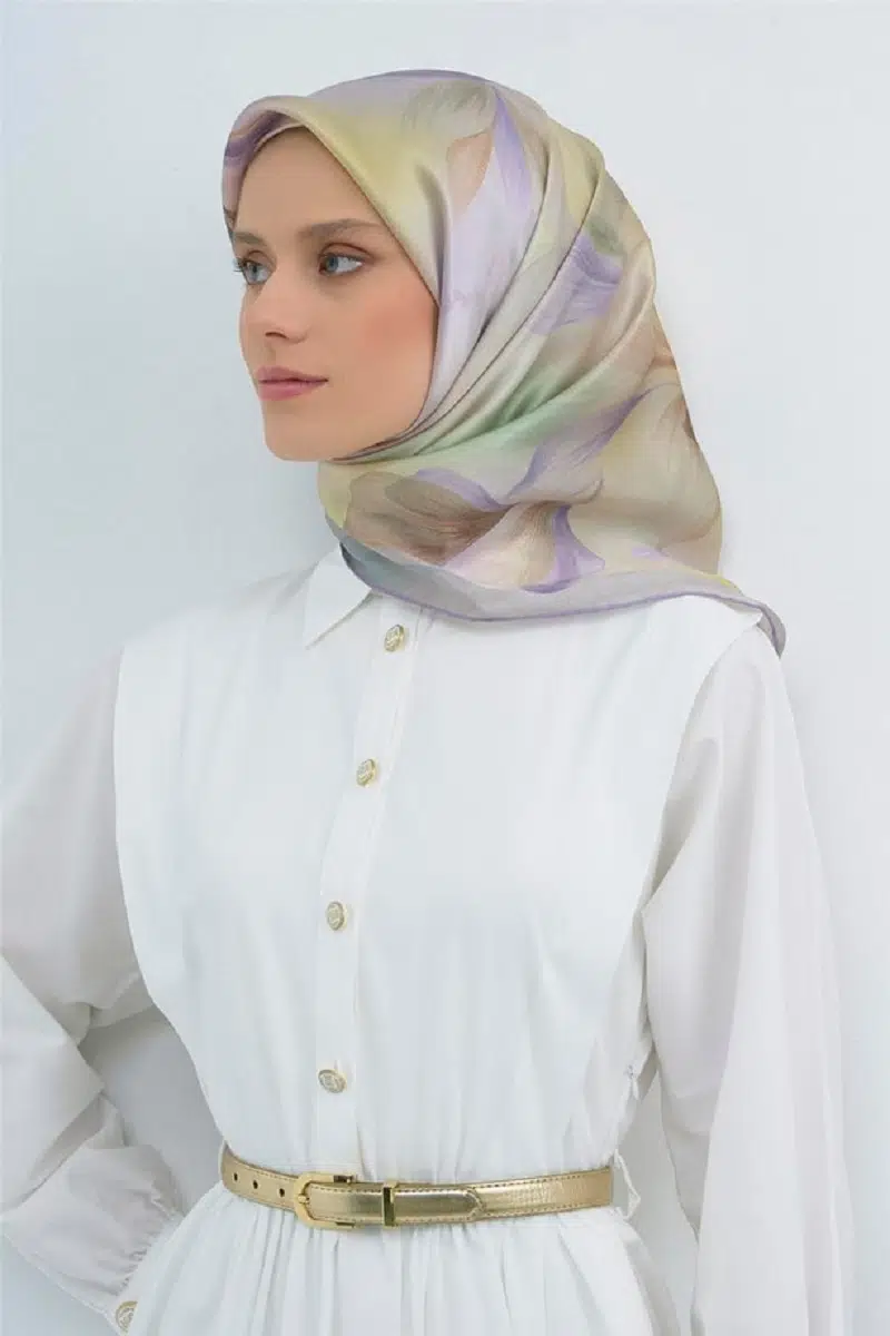 9519 ARMİNE SAF İPEK EŞARP - 84