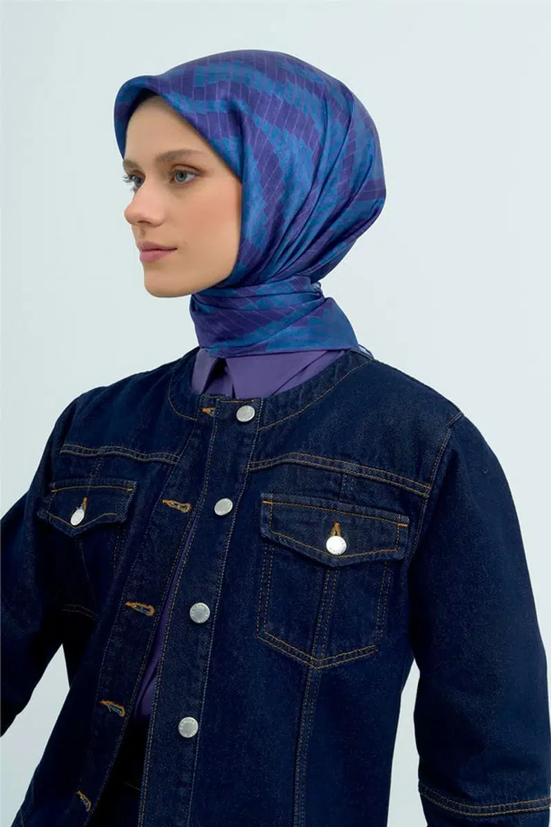 9525 ARMİNE SAF İPEK EŞARP - 87