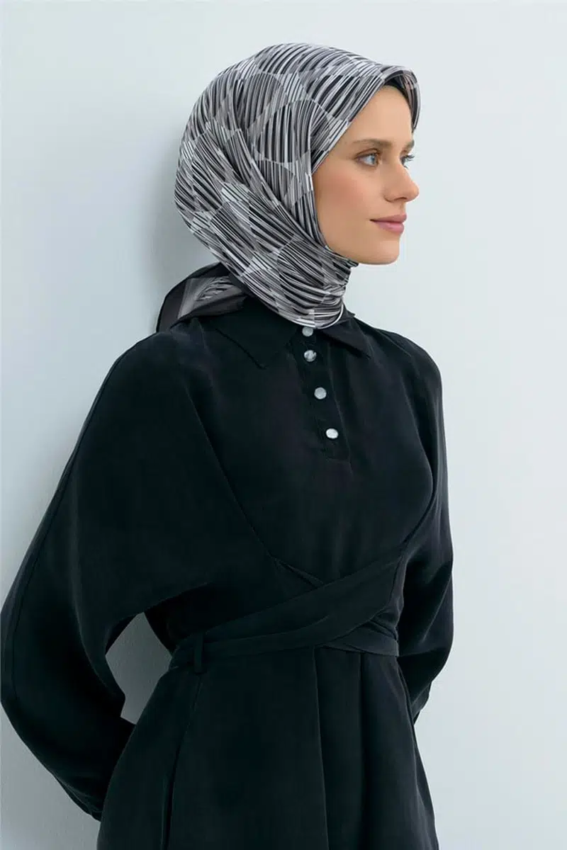 9533 ARMİNE SAF İPEK EŞARP - 55
