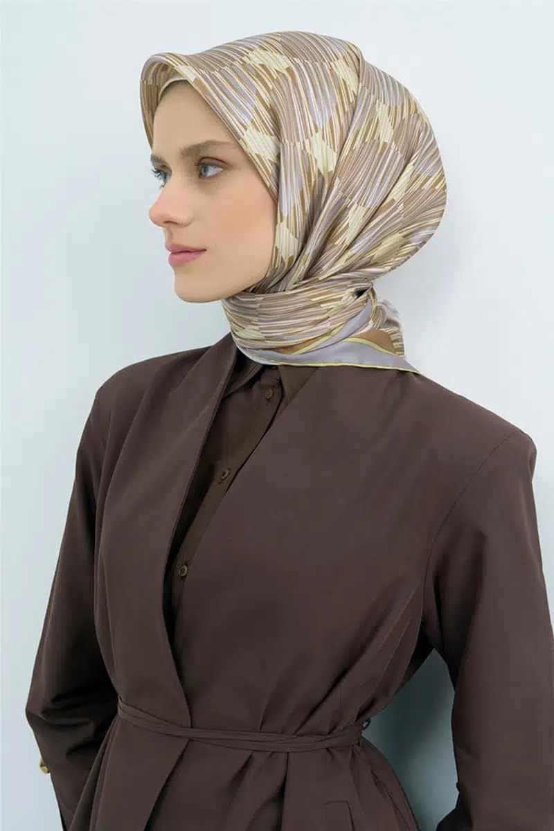 9533 ARMİNE SAF İPEK EŞARP - 83