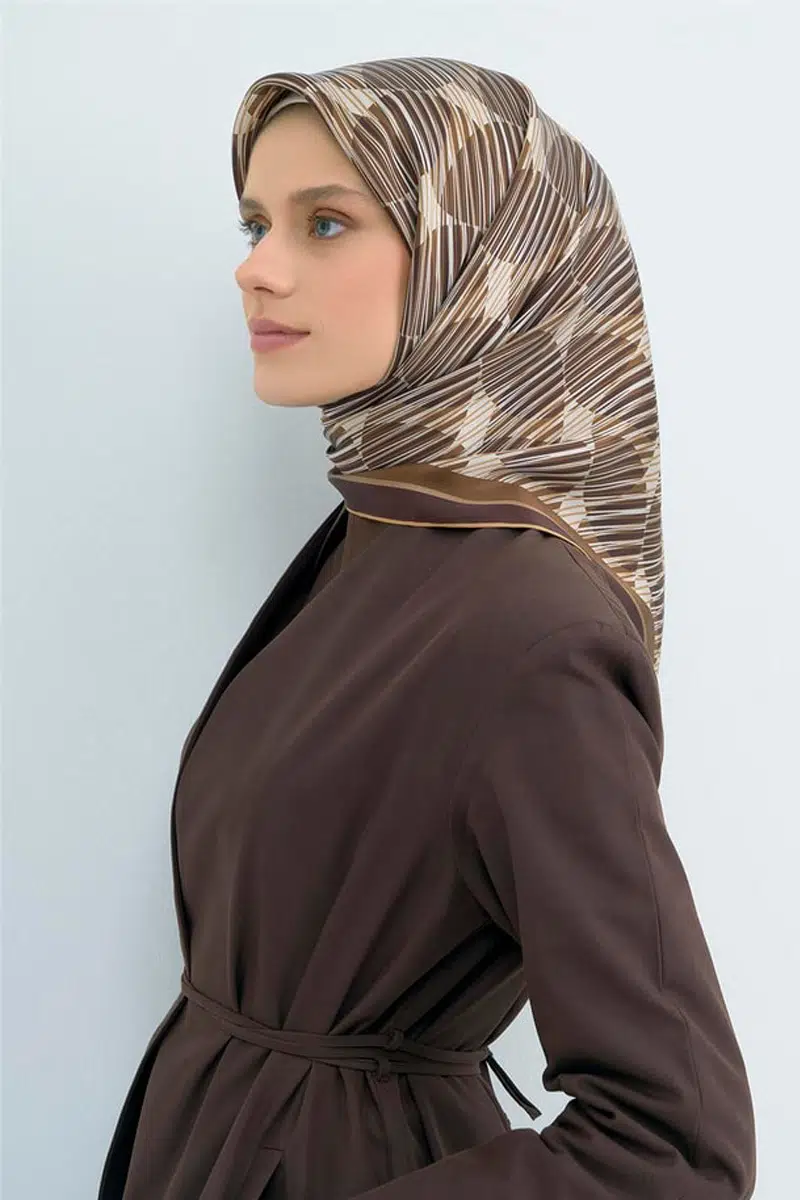 9533 ARMİNE SAF İPEK EŞARP - 80
