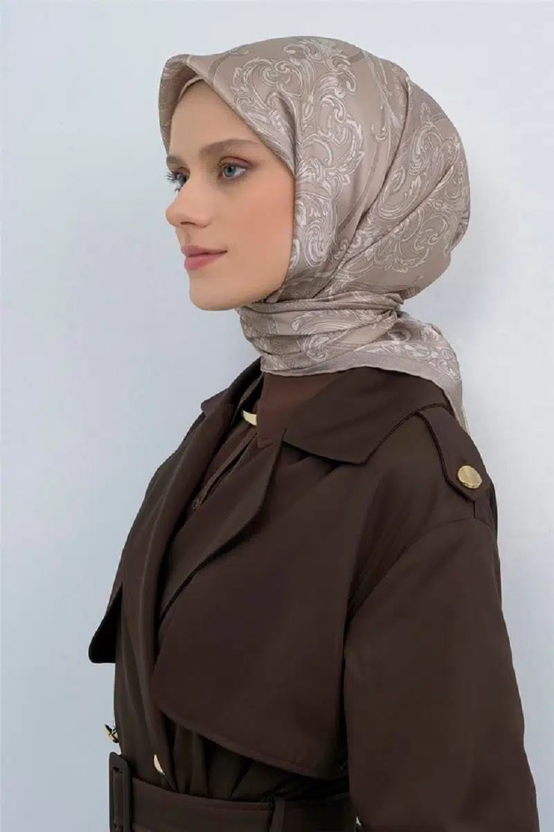 9537 ARMİNE SAF İPEK EŞARP - 54