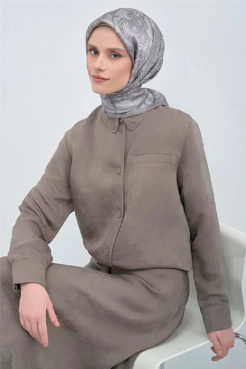 9537 ARMİNE SAF İPEK EŞARP - 81