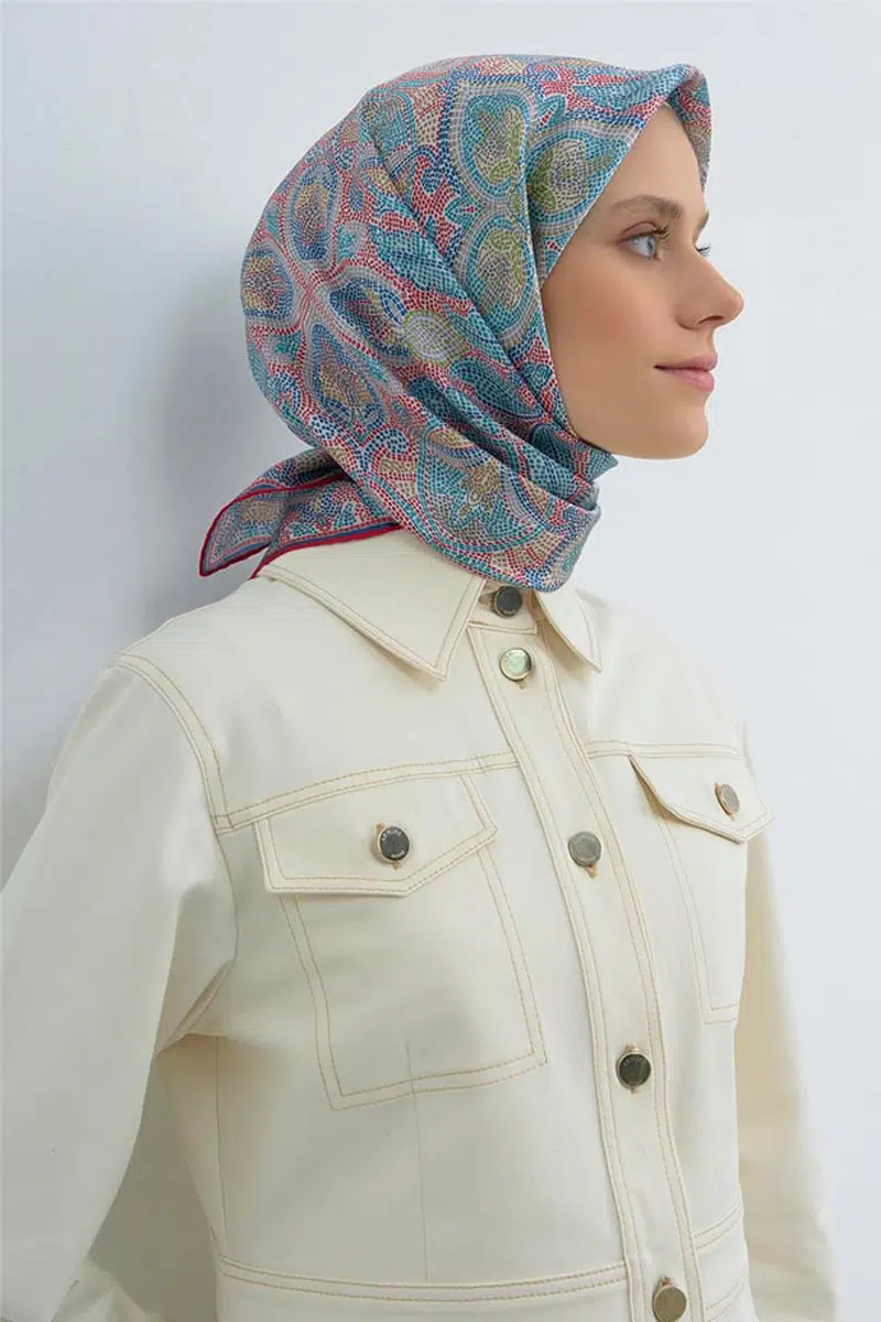 9540 ARMİNE SAF İPEK EŞARP - 83