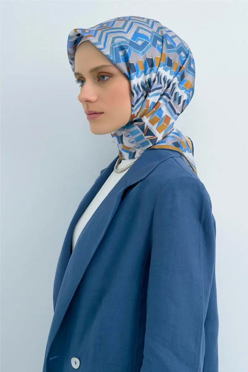 9542 ARMİNE SAF İPEK EŞARP - 36