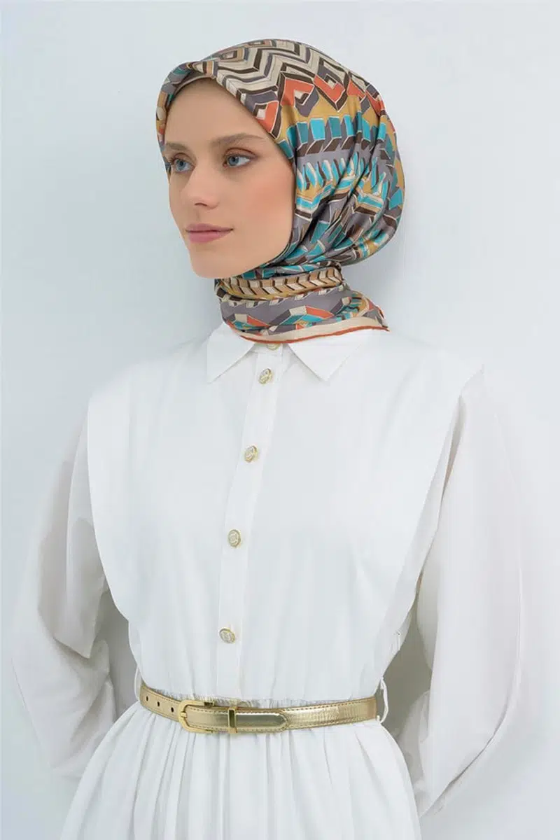 9542 ARMİNE SAF İPEK EŞARP - 38