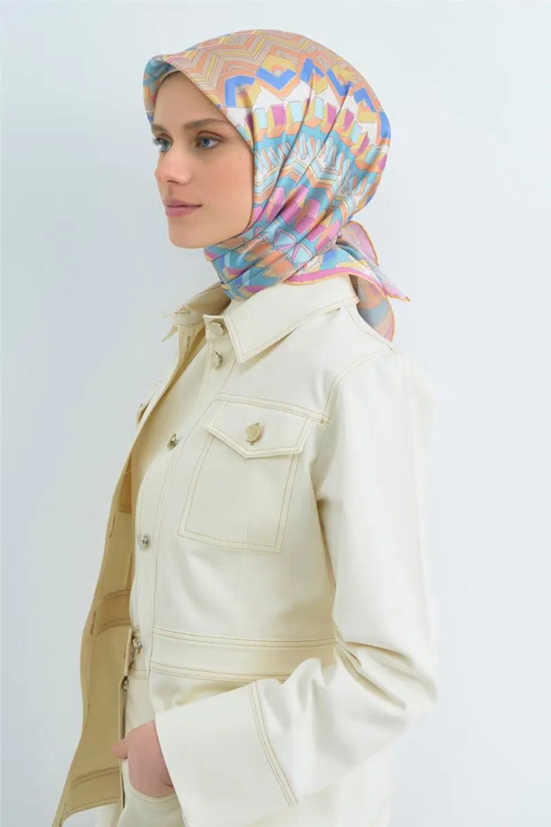9542 ARMİNE SAF İPEK EŞARP - 39