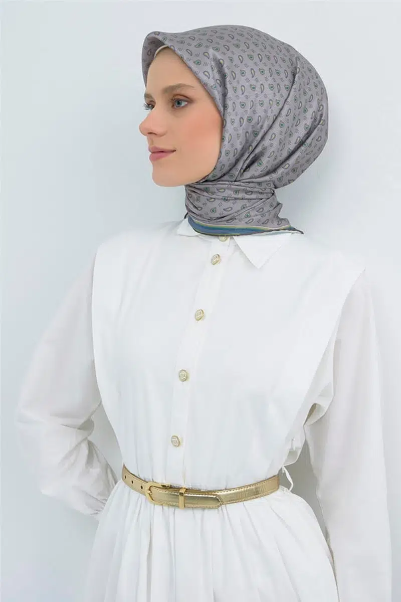 9548 ARMİNE SAF İPEK EŞARP - 83
