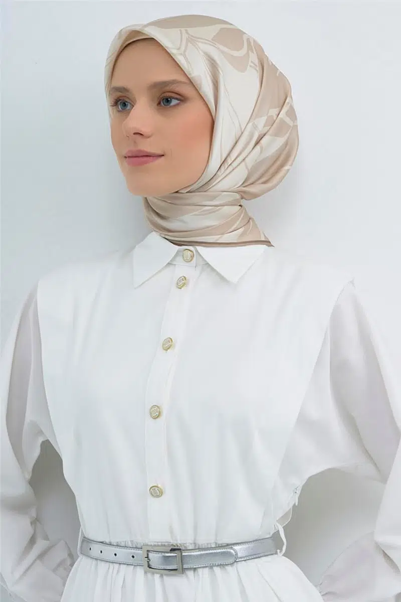 9553 ARMİNE SAF İPEK EŞARP - 33