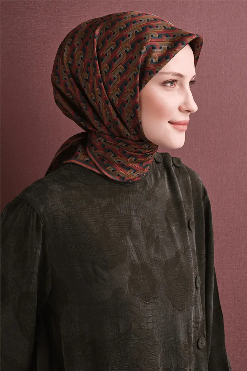 9604 ARMİNE SAF İPEK EŞARP