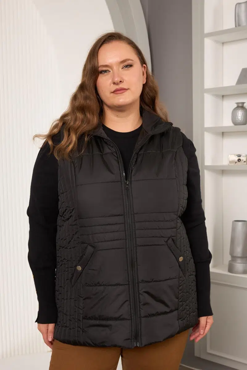 9844 RMG XXL YELEK - SİYAH