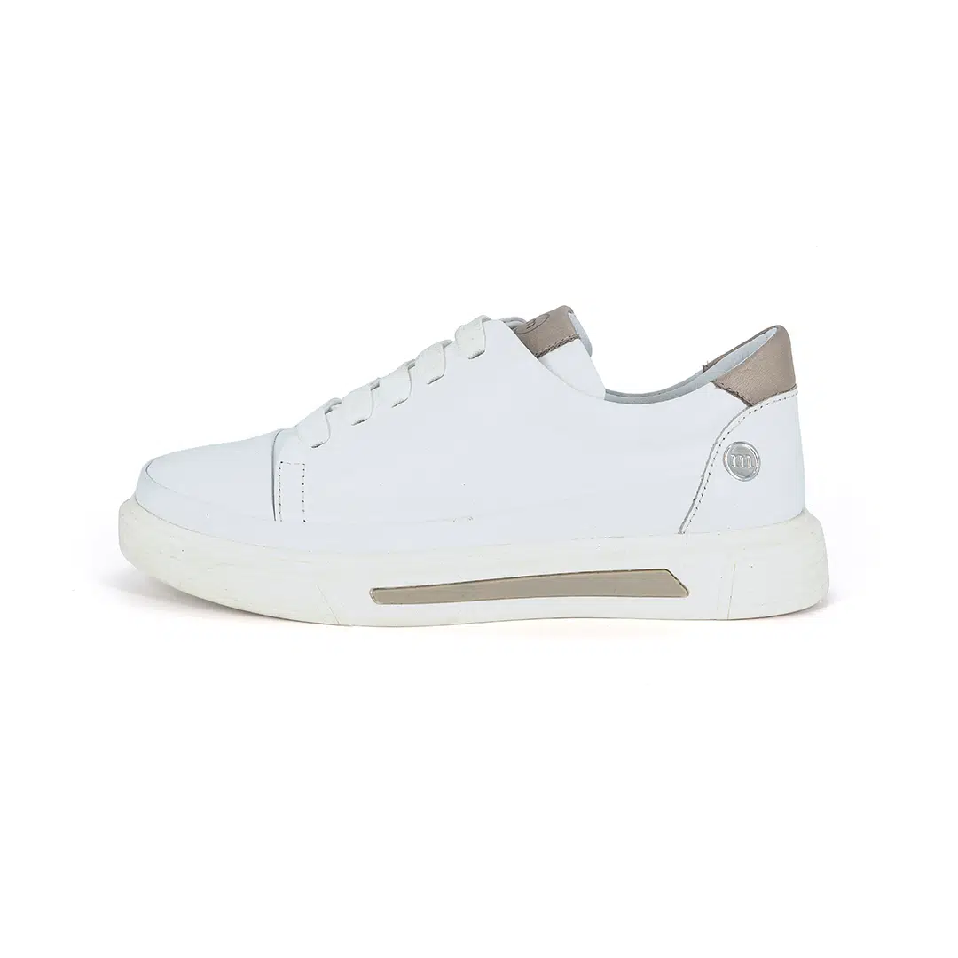 D26YA-3870 MAMMAMİA AYAKKABI - BEYAZ PEN/SILVER GREY PEN