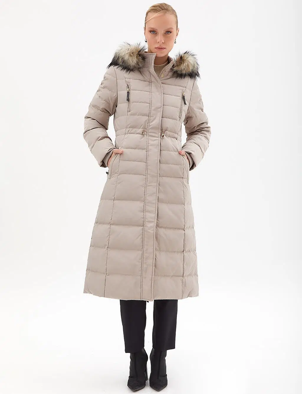 KA-A23-27001 KAYRA KAZ TÜYÜ MONT - TAŞ