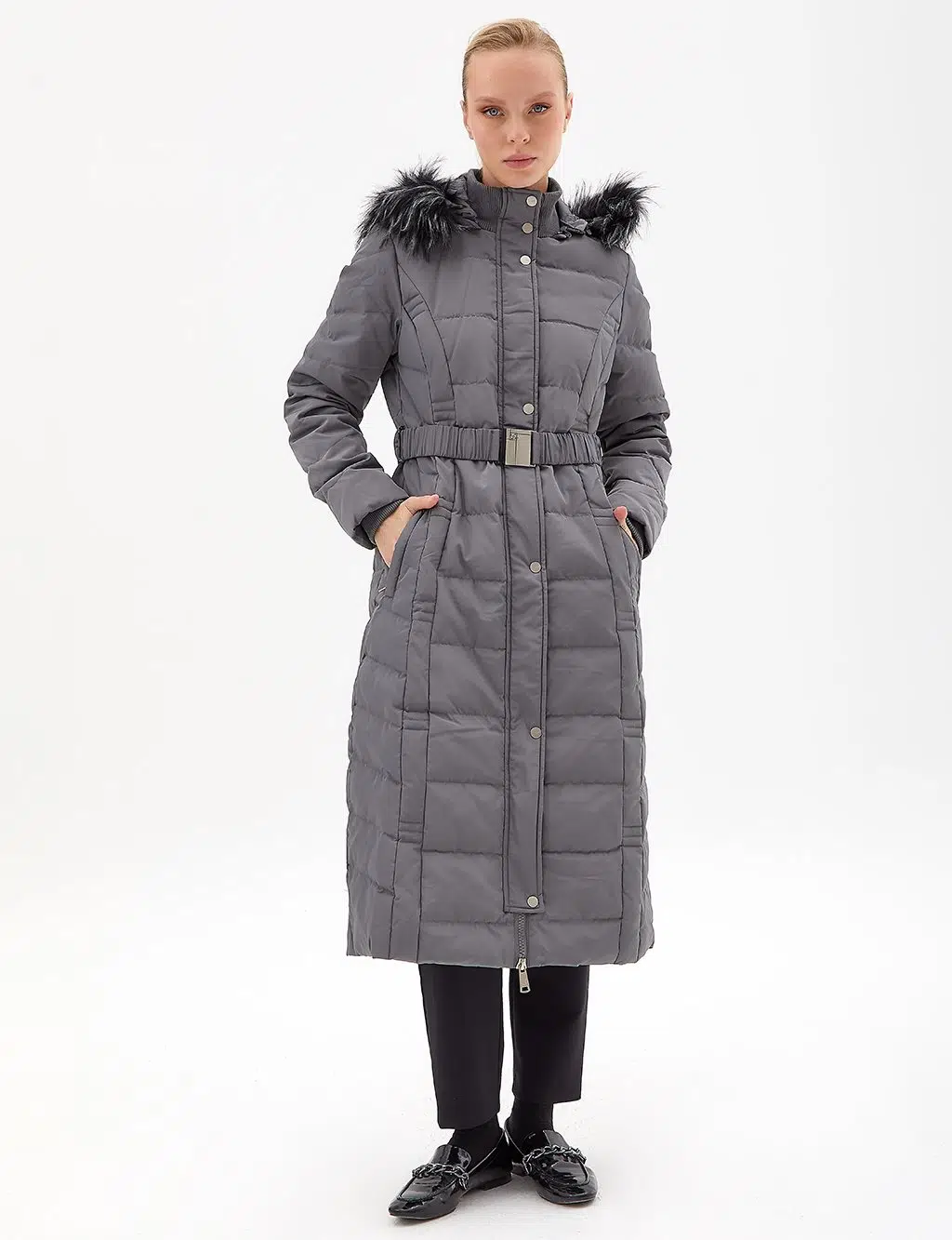 KA-A23-27006 KAYRA KAZ TÜYÜ MONT - FÜME