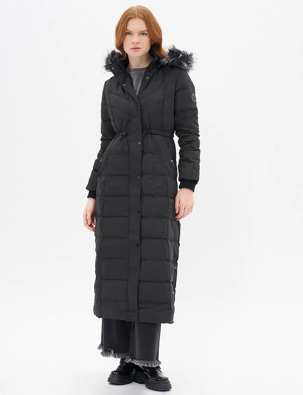 KA-A24-27007 KAYRA KAZ TÜYÜ MONT - SİYAH