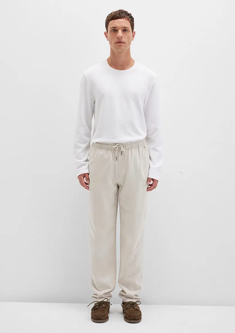 M0010168 MAVİ JOGGER PANTOLON - AY TAŞI BEJİ