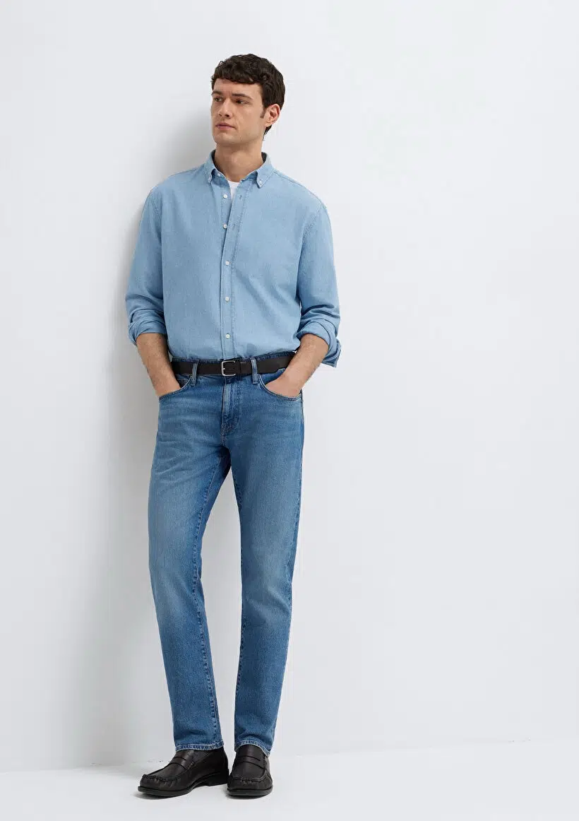 M0035191281 MAVİ MARCUS MİD USED MAVİ EDİTİON - BLUE DENİM