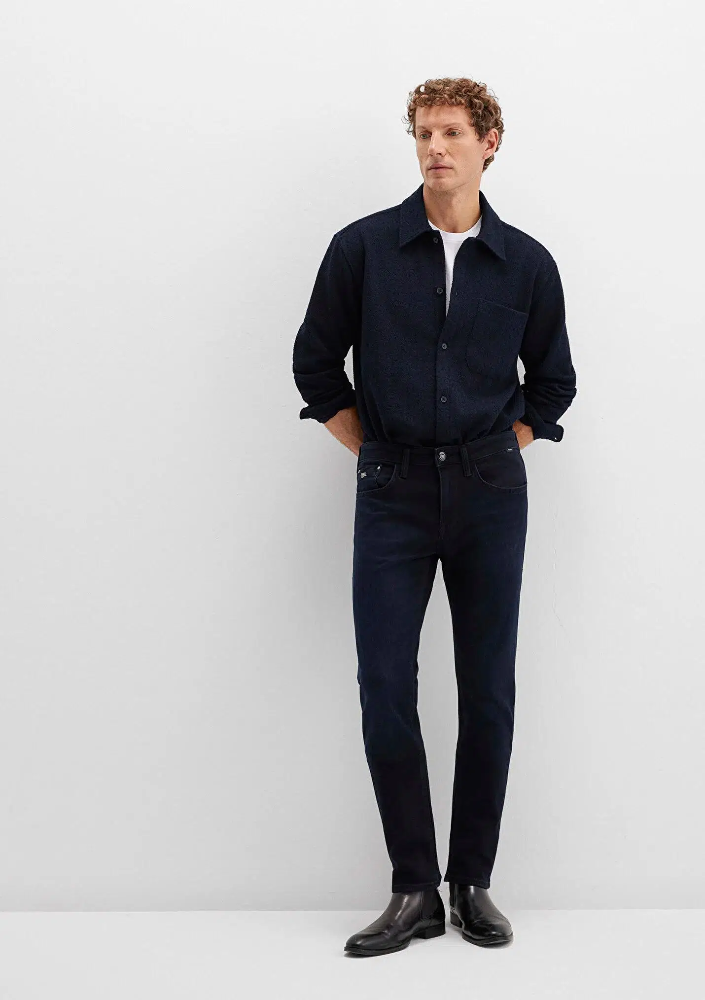 M0042291241 MAVİ JAKE DEEP MİDNİGHT LUX BLACK PANTOLON