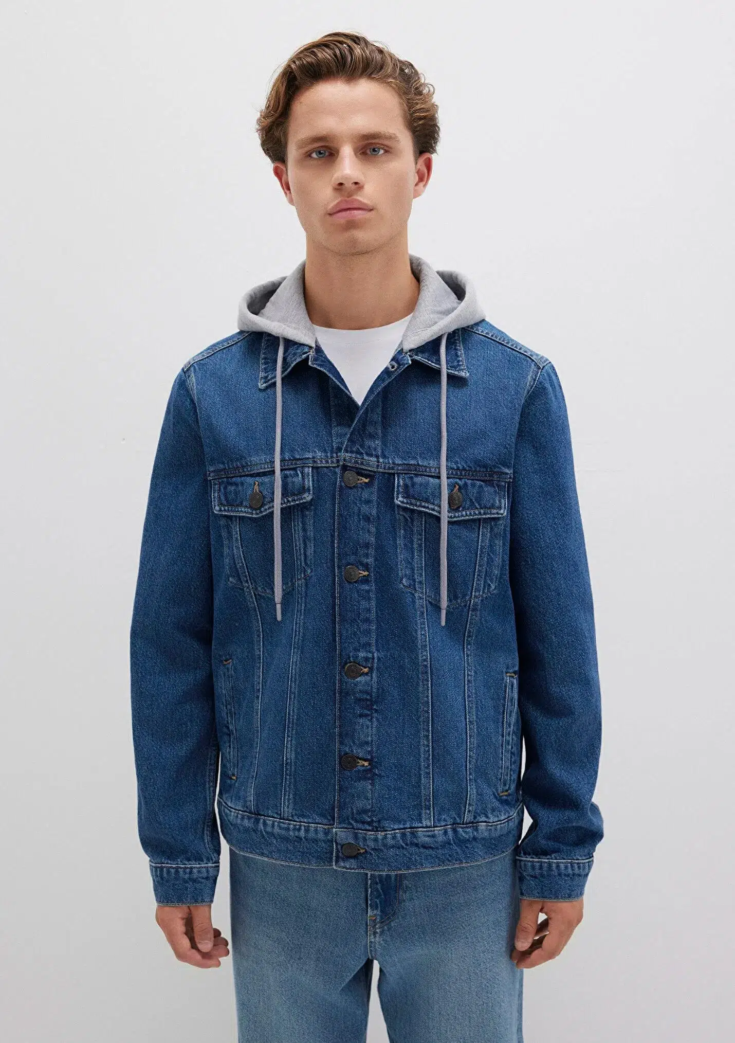 M0112808-90839 MAVİ BRANDON DENİM ALL CEKET