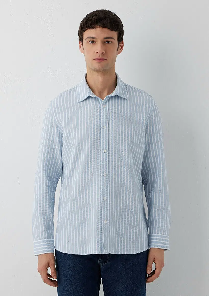 M0211693-91740 MAVİ GÖMLEK - BLUE