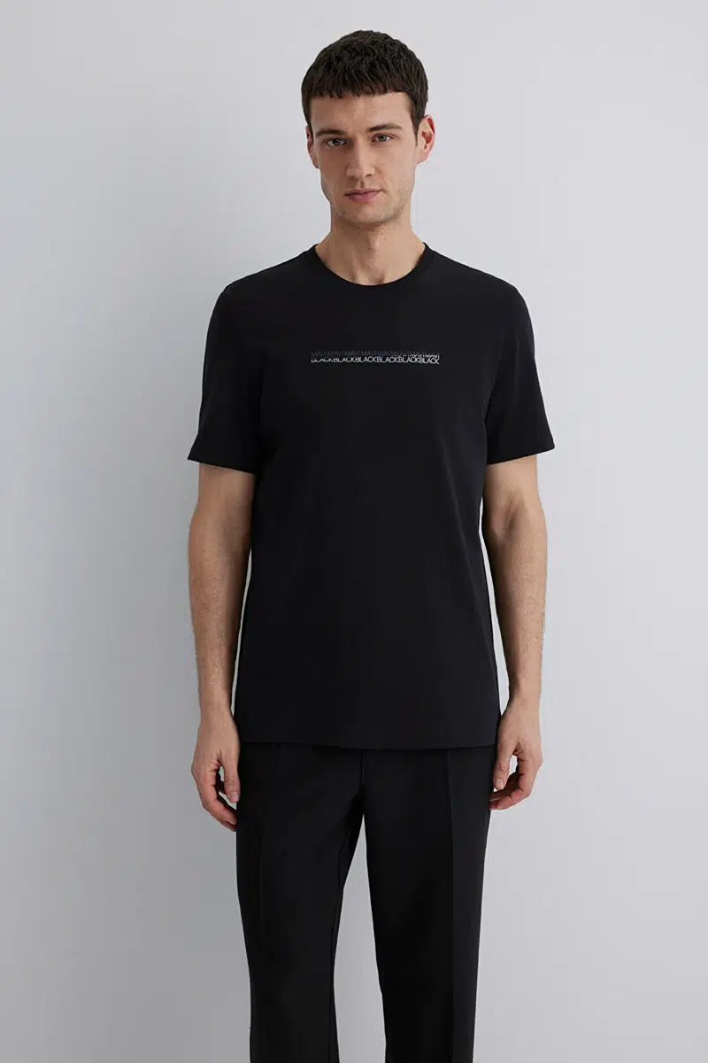 M0612647-900 MAVİ KISA KOL TSHIRT