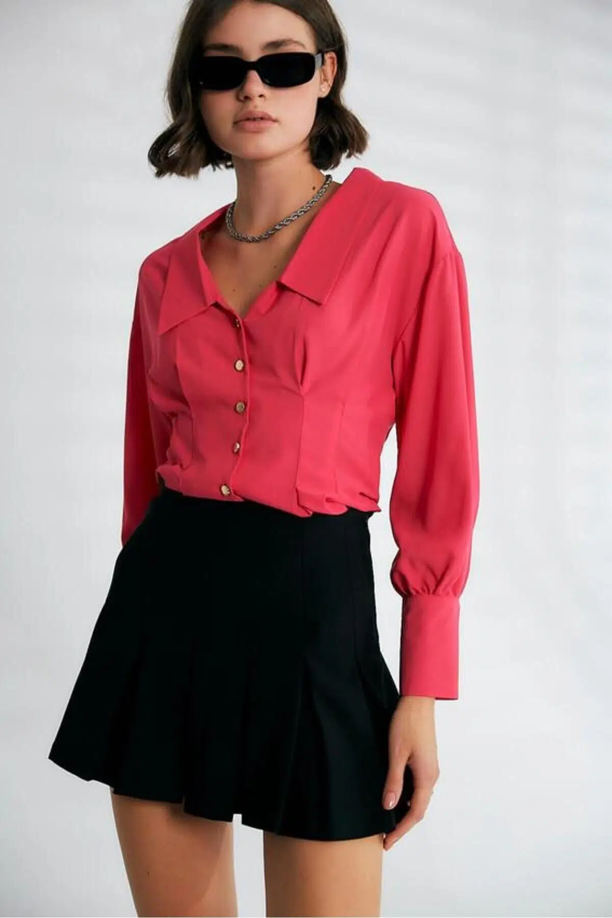 M36505 ROBİN BLUZ - FUŞYA
