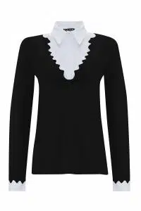 T25PF-6014 MISSDALIDA KISA KOLLU TRİKO TUNİK