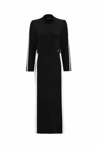 T25PF-9010 MISSDALIDA YIRTMAÇLI DETAYLI UZUN TRİKO HIRKA