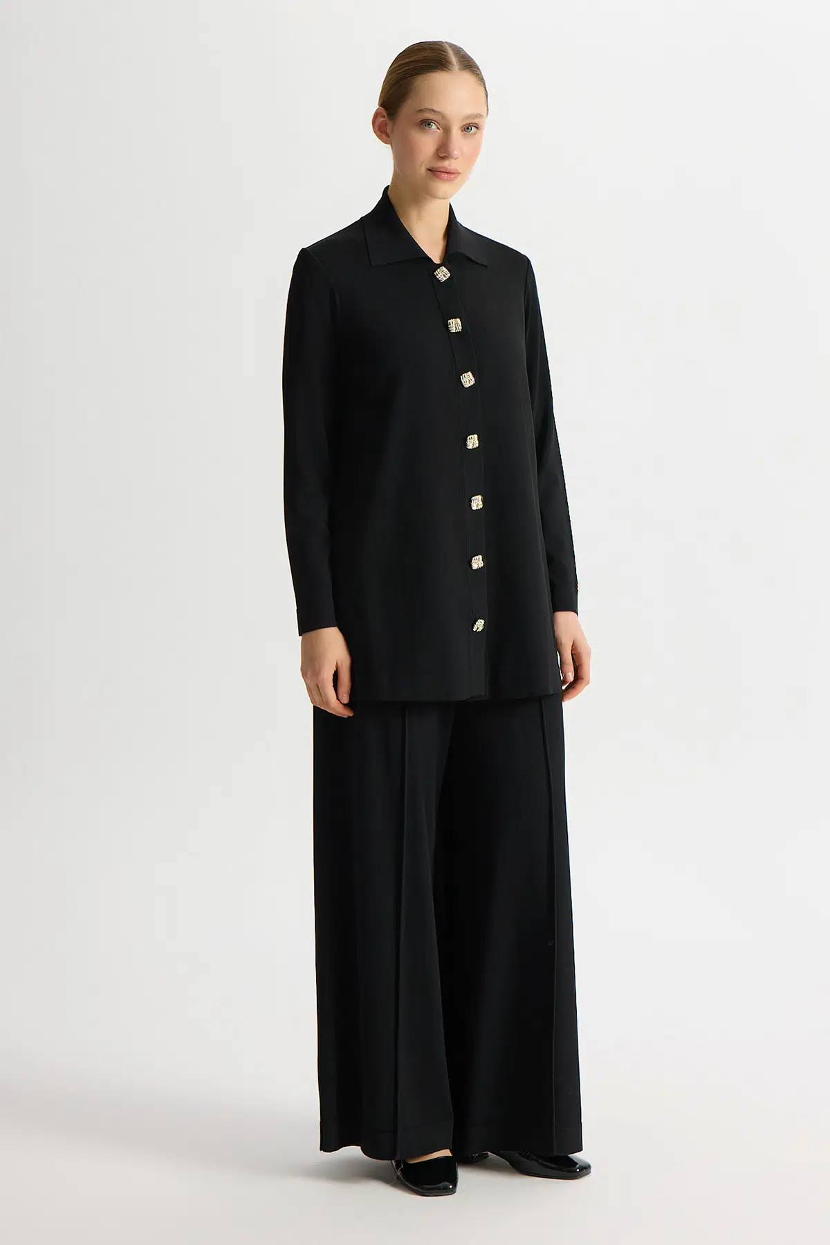 T26Y-7005 MISSDALIDA DÜZ RENK TRİKO PANT. ETEK