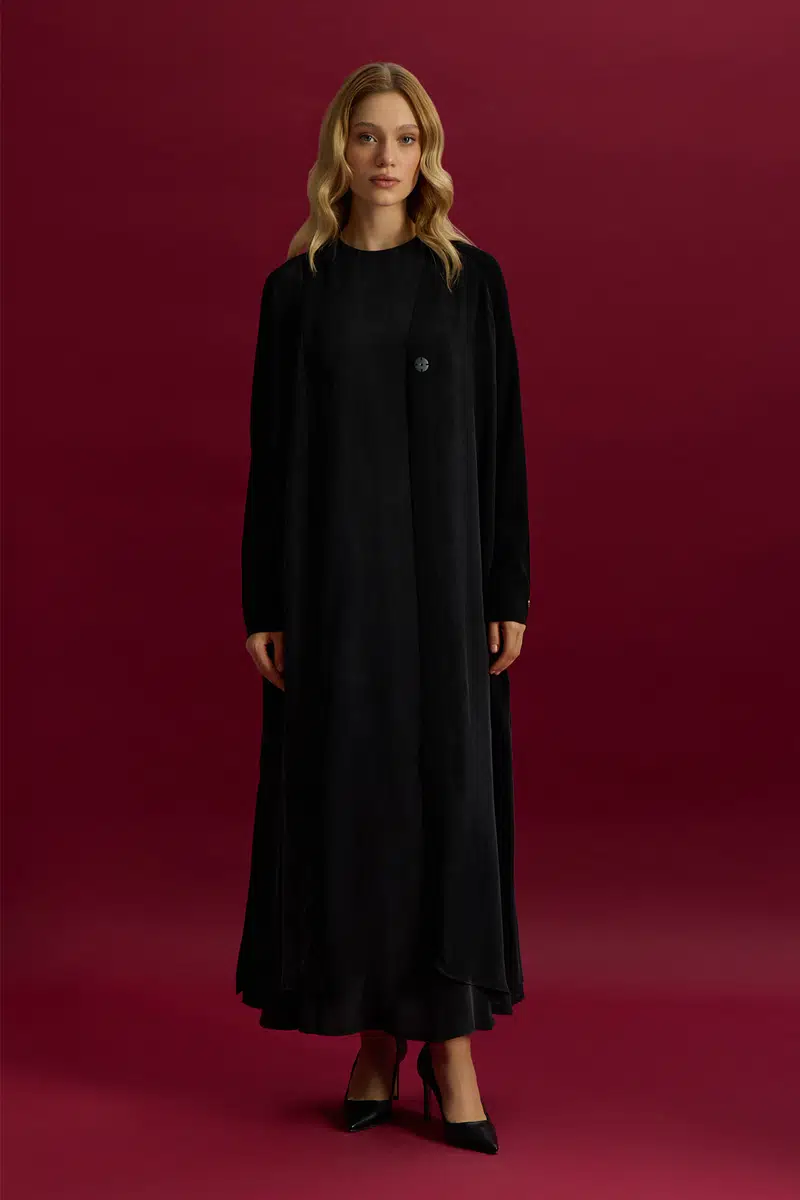 T26Y-9000 MISSDALIDA TRİKO DETAYLI V YAKA CUPRO KAP