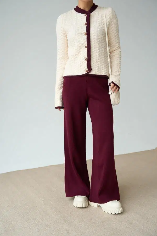 TH241128 QUSTYLE PİKE ÖRGÜ HIRKA