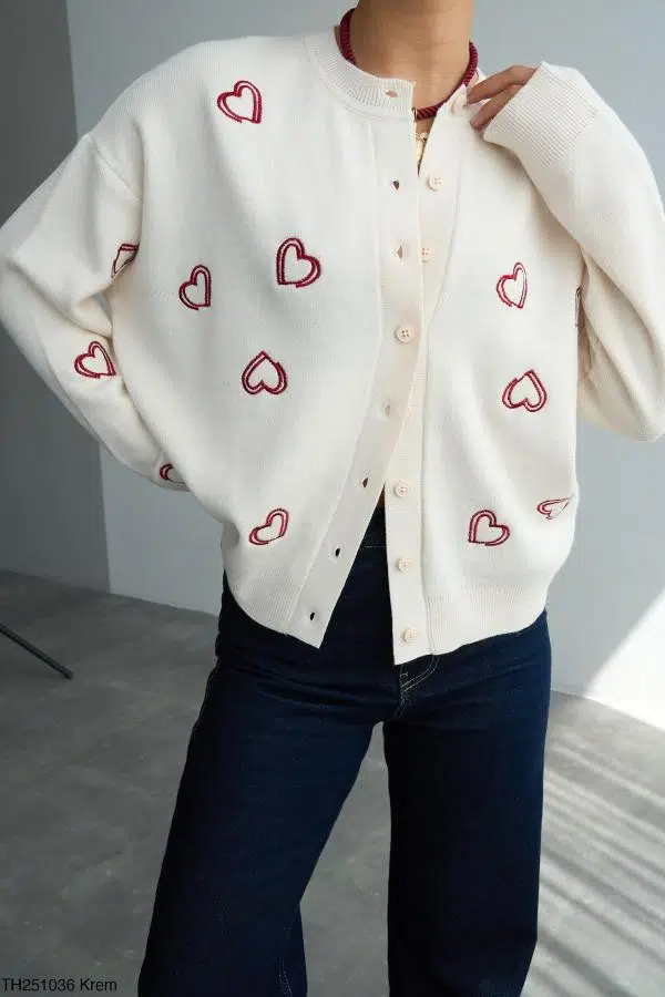 TH251036 QUSTYLE KALP NAKIŞLI HIRKA