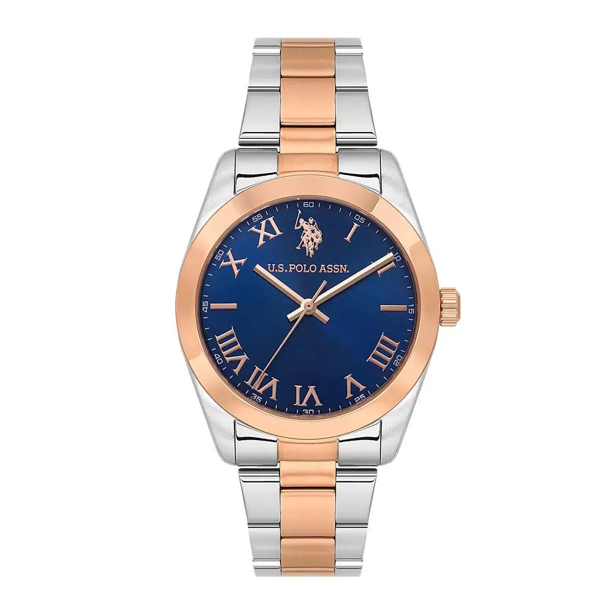 USPA1114-03 USPA SAAT - ROSE GOLD-METALİK GRİ