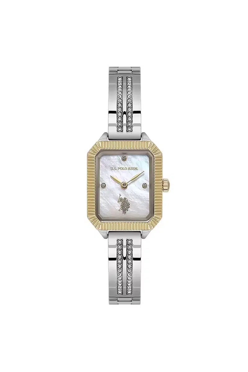 USPA2147-02 USPA SAAT - ALTIN RENGİ-METALİK GRİ